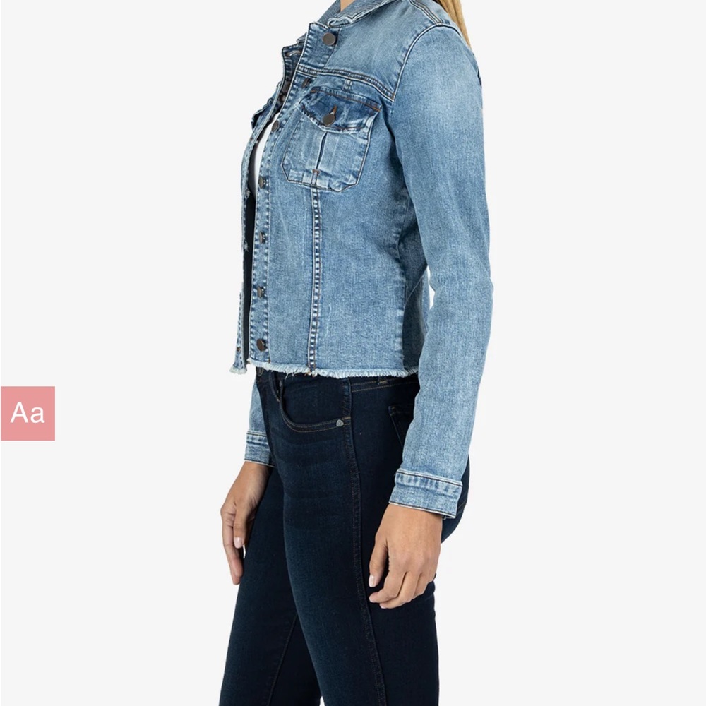 Kut from the Cloth lightweight denim jacket.